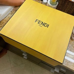 Fendi shoe box for boots
